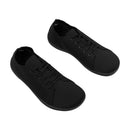 Wide Fit Trainers Comfortable Running Trainers - Black