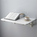 Space-saving Floating Wall-Mounted Rectangular Fold-Down Table