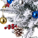 Lifeideas Set of 2 Artificial Christmas Trees with LED Decorations