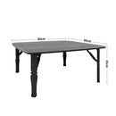 Livingandhome Square 80cm Wooden Folding Coffee Table