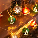 Lifeideas Battery-Powered Christmas Bauble String Lights