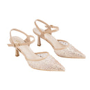 Elegant Slingback Stiletto Heels - Nude