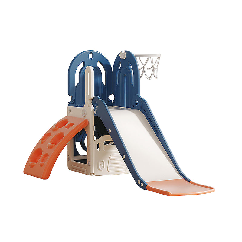 Kidkid Toddler Climbing Slide and Basketball Playset