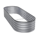 Breeins Gardens Plan Oval-Shaped Galvanized Steel Raised Garden Bed, PM1503