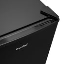 Comfee Black 93L Under Counter Fridge with 3 Glass Shelves
