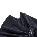 Oversized Plain Shawl Wrap - Navy Blue