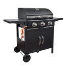 3 Burner Gas BBQ Grill with Cabinet