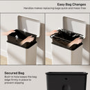 HOMCOM Pedal Bin With Soft-Close Lid, 20L Kitchen Bin For Home, Cream