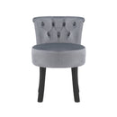 Livingandhome Modern Upholstered Buttoned Stool for Dressing Table