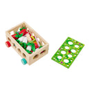 Livingandhome Montessori Toy Wooden Building Blocks
