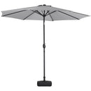 3M Large Rotating Patio Parasol for Outdoor Sunshade and Rain