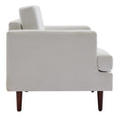 Livingandhome Beige Mid-Century Armchair