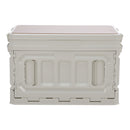 Breeins 95L Collapsible Outdoor Camping Storage Box with Wooden Lid
