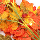 2m Maple Leaf Garland with Lights