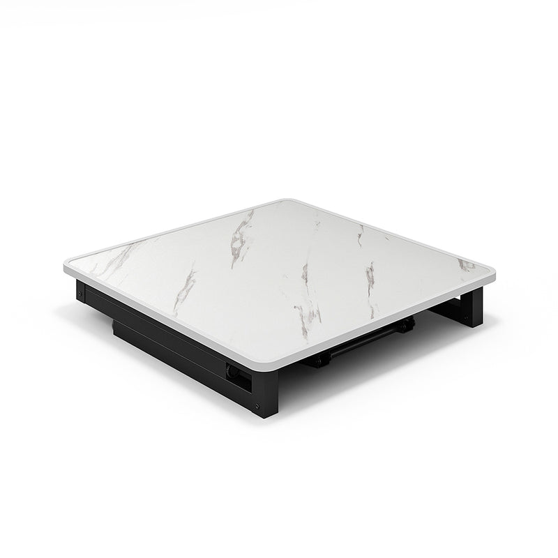 Livingandhome Marble Effect Folding Coffee Table