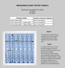 White Floral Design Net Lace Curtain Jardiniere with Elevated Base