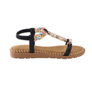 Pair Of Casual Bohemian Open-Toe Sandals