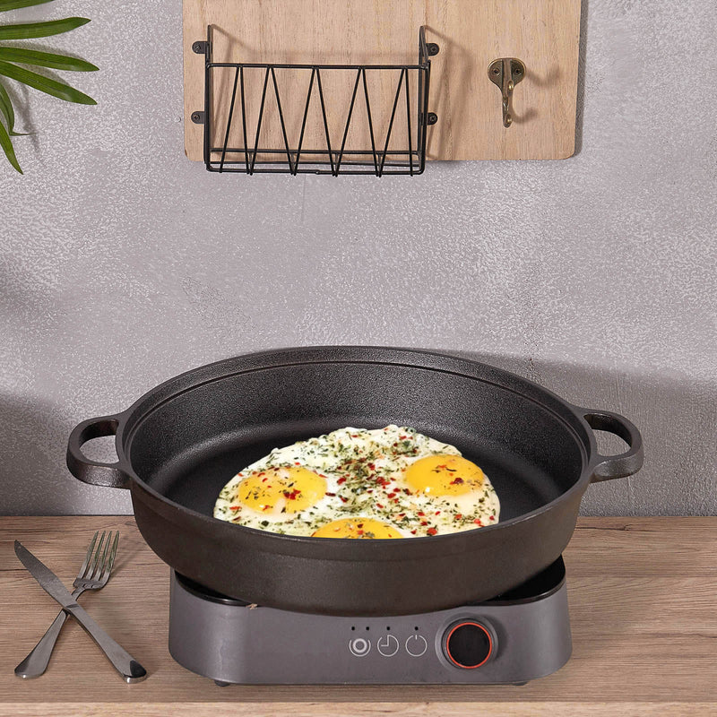 Lifeideas Premium Quality Cast Iron Cookware Pan