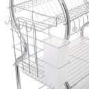 Livingandhome 3-Tier Dish Drainer Rack