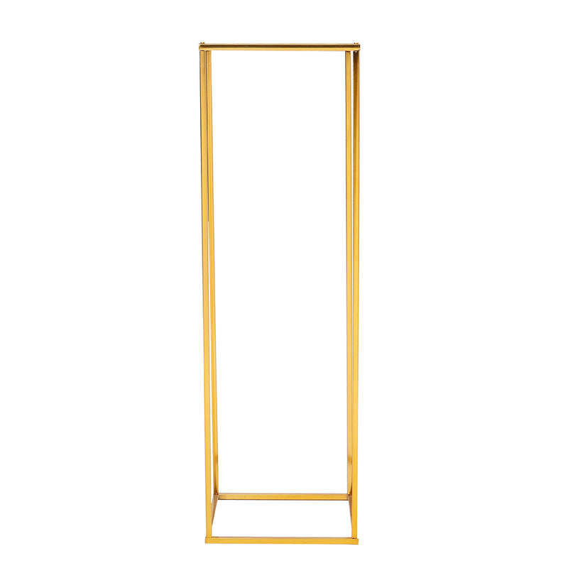 Breeins Gold Flower Vase Column Stand for Home Party Wedding Decorations