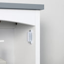 Kleankin Wall Mounted Bathroom Cabinet With Adjustable Shelf, Light Grey