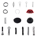 Livingandhome 53-Piece Donut Hair Bun Maker Set Hair Accessories