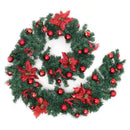 Lifeideas 2.7m LED Light String Berry Ball Flower Garland Christmas Decor