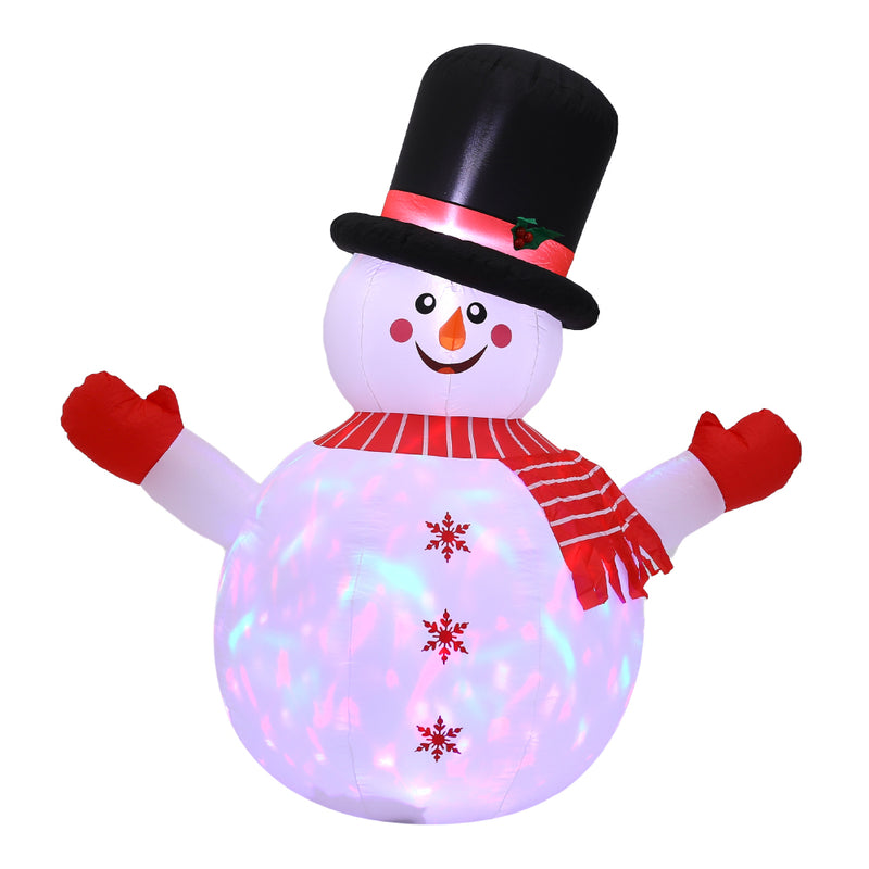 Lifeideas 1.8M Inflatable Snowman for Christmas Decoration