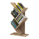 Livingandhome Rustic Standing Tree Bookshelf