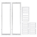 Breeins Rustic Wooden Multi-Tiered Potted Plant Stand