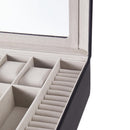 Sheonly Stylish Jewellery Storage Box with Watch Slots
