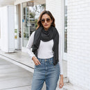 Elegant Cross Front Shawl Wrap