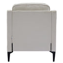 Livingandhome Beige White Fleece Sofa Chair