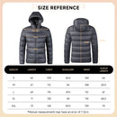 Lightweight Hooded Padded Jacket - Grey