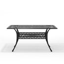 Breeins Set Of 7 Retro Garden Bistro Set Cast Aluminum With Cushions