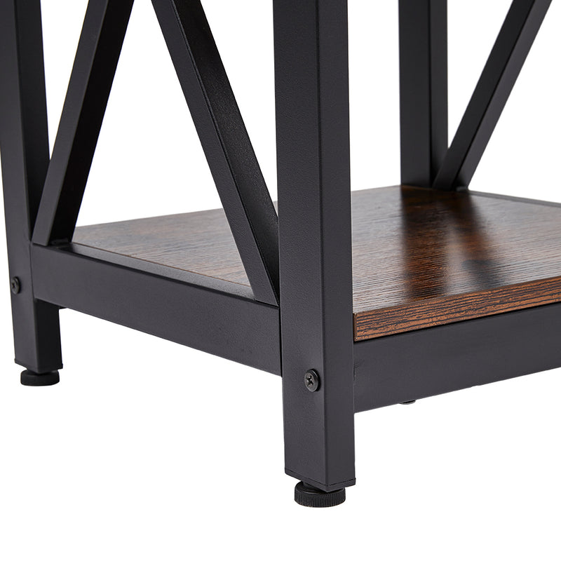 Livingandhome Vintage Wooden Side Table