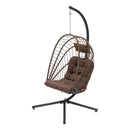 Breeins Swing Hanging Egg Chair With Cushion And Headrest