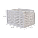 Lifeideas Plastic Stackable Clothes Storage Basket Drawer Organizer