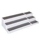 Lifeideas Expandable 3-Tier Non-Slip Spice Jar Rack Stepped Shelf