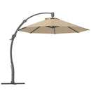 Outsunny 3(m) Garden Cantilever Parasol with Crank Aluminium Frame