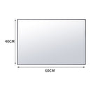 Livingandhome Wall Mirror with Aluminium Frame
