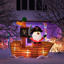 Lifeideas 1.8M Inflatable Pirate Santa Decoration