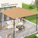 Outsunny 3 x 3 m Gazebo Canopy Replacement Cover, Gazebo Roof Replacement