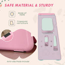 HOMCOM Kids Step Stool - Pink