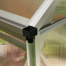 Outsunny Walk-In Polycarbonate Greenhouse Plant Grow Galvanied Aluminium