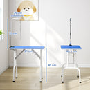 PawHut Foldable Dog Grooming Table Adjustable Arm for Small Dogs