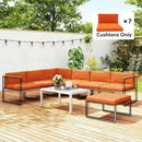 Outsunny Replacement Cushions for Outdoor Furniture Garden Seat Cushion Pad
