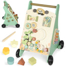 AIYAPLAY Wooden Baby Walker with Speed Control, Montessori-Inspired Centre