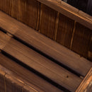 Outsunny Wooden Raised Garden Bed with Drainage Gaps