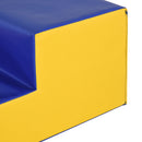 HOMCOM 2 Piece Soft Play Set For Toddler Climb And Crawl, Red